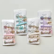 Kit 5/10/20/30unidades Grampo de cabelo de meninas fofas e estilosas em formato de bico de pato