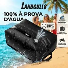 Saco a Vácuo Organizador de Mala Bagagem Viagem Impermeável Compressão Roupas Premium Preto