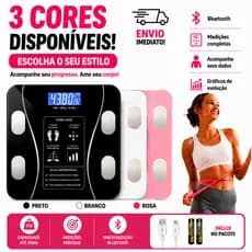 Balança Digital Medidora Corporal Bioimpedância balança digital corporal balança corporal até 180kg