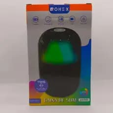 Alto-Flarge Bluetooth Com Alta Qualidade De Som Design De Rádio FM Led RGB Cristal Transparente