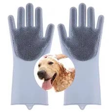 Confira Nossa Nova Luva De Silicone Mágica Multiuso Limpeza / Faxina / Pet