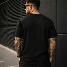 0616 MD Camiseta masculina preta de manga curta camiseta academia camisetas oversized masculina