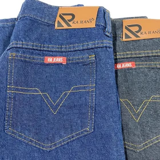Kit 2 Calça Jeans Masculina Tradicional 100% Algodão Reta Plus Size Resistente 36 ao 58