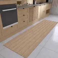 PASSADEIRA BOREAL 0,45X1,80m 100% ALGODÃO COZINHA HALL TAPETE ARTESANAL