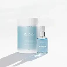Kit Creme de Pentear 1kg e Perfume Capilar Dream Parfum 60ml Hidratação Nutrição Brilho Waves