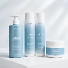 Kit Cabelos Cacheados E Ondulados Linha Waves Completa Definição Anti Frizz Maciez Profissional