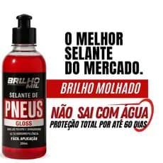 Pretinho Para Pneu Selante Gloss Resistente a Água - 200ml