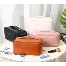 Necessaire  Feminina Grande para Maquiagem, Viagem e Organização de Cosméticos Premium