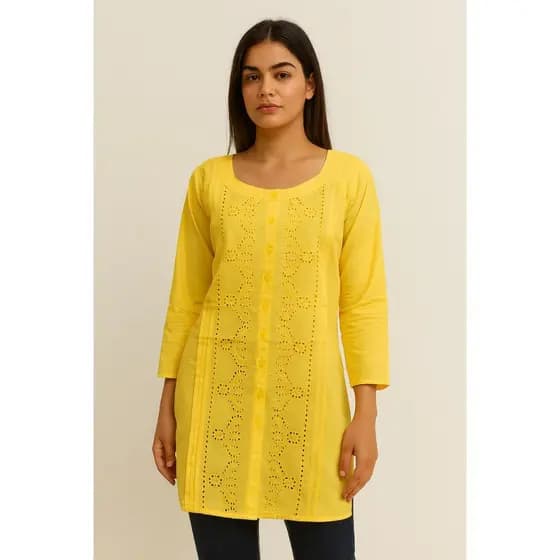 Bata Feminina Indiana Bordada