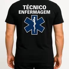 camiseta técnico enfermagem feminina estampa em alta qualidade enfermeira unissex universitária confortável trabalho