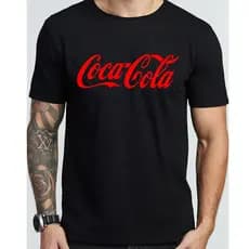 Camiseta Coca Cola Basic Masculina 100% Puro Algodão