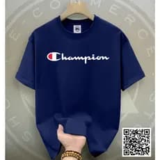 Camiseta Masculina Básica Champion Vintage Camisa T-shirt Unisex Algodão Confortável Qualidade Cores