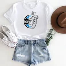 Camiseta Branca Do Grêmio Blusa Baby Look