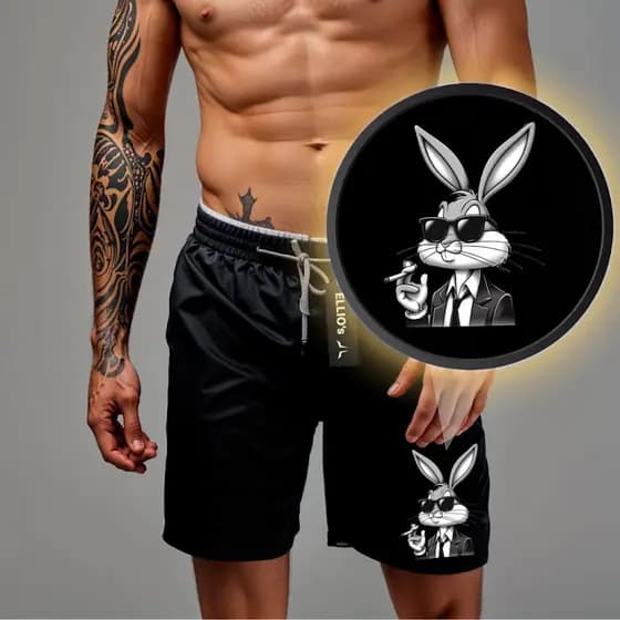 Bermuda Short Mauricinho Antiodor Esportiva  MODELO 2024 PNLG -  Academia,corrida , treino, crossfit, esportivo