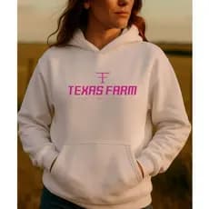 Moletom Feminino Texas Farm Rodeio Country Blusa De Frio Txc Moda Inverno