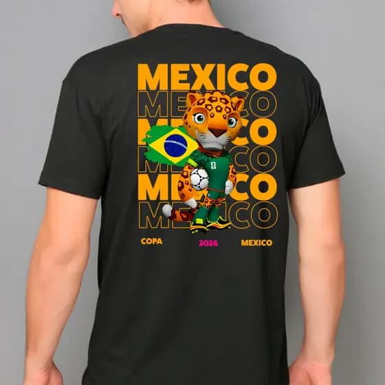 Camisa Masculina BRASIL Torcedor Camiseta Time Verdão Futebol Esportiva Gola Redonda MEXICO