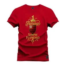 Camiseta Torcedor Rubro-Negro – 1 Vez Rubro-Negro, Sempre Rubro-Negro Presente para Torcedor