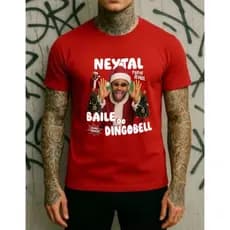 Camiseta Masculina Estampada Neymar Natal em Algodão Premium - Camisa com Estampas