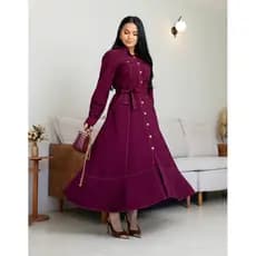Vestido Feminino Midi Alfaiataria Ideal Para Inverno