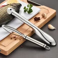 Utensílio de Cozinha Premium em Aço Inoxidável 304, Faca para Remover Escamas de Peixe, Ferramenta de Limpeza de Peixe,