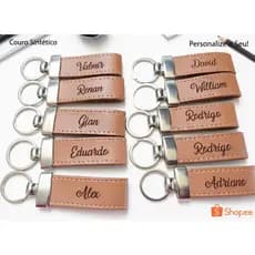 Kit 6 a 30 Chaveiros Personalizados Padrinhos Casamento Batizado Brinde Corporativo Dia dos Pais