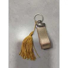 Chaveiro de Couro Personalizado com Tassel | Brinde Gravado a Laser