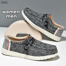 Tamanho 36-48 Marca Mesmo Design Ultralight Sapatos Femininos Masculinos Casal Lona Slip-On Confortáveis Respirável OEAS
