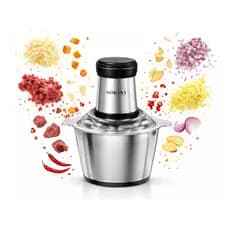 Processador E Triturador Elétrico Sokany 3l Inox 500w Moedor