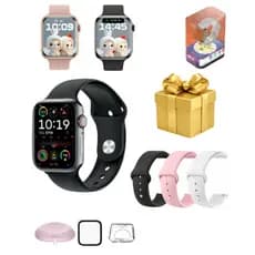 Microwear X Mini SmartWatch 38 mm Série10  iOS e Android - 3 PULSEIRAS + CASE ORIGINAL