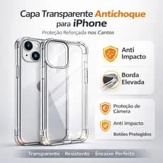 Capa Case Capinha Anti Impacto Para Todos iPhone  16 15 14 13 12 11 Plus Pro Max X XR XS MAX 6 7 8 Plus AIR