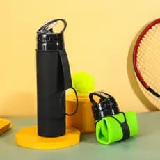 Garrafa de água para esportes ao ar livre, garrafa de água dobrável de silicone, copo de água macio criativo, garrafa de