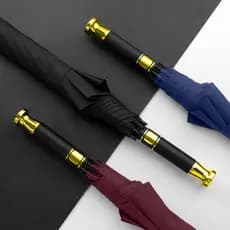 Guarda-chuva de golfe com cabo reto, guarda-sol, guarda-chuva grande para negócios masculinos, guarda-chuva promocional