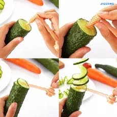 Cortador em Espiral para vegetais pepino batata cenoura