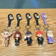 Harry Potter Tridimensional Boneca Carro Chaveiro Pingente Pingente Mercado Noturno Presente de Casal