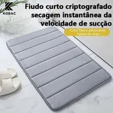 Tapete de banheiro absorvente anti-deslizamento suave, cozinha / banheiro / colchão do quarto (40x60 cm)