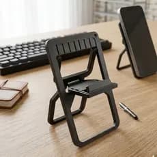 Suporte de Celular para Mesa Premium Universal, Suporte de Celular Multiuso Dobrável Compacto