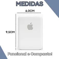 10000mAh Magsafe Portátil Sem Fio: Compatível iPhone 11-14 Pro/Max, Carga Rápida & Segura
