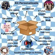 Kit Fã  54 Peças – Seu Artista Favorito –