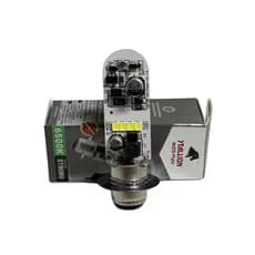 Lampada Farol Led M5 Biz 100 125 Pop Bros Super Branca 6500K Longa Distância