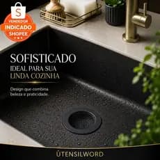 Kit 02 ralos preto 9cm aço inox premium para pia casa cozinha ralinho cozinha cuba