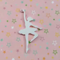 Chaveiro Bailarina 3D Personalizado - Presente Delicado e Único