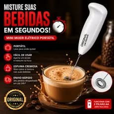 Mini Mixer Elétrico Portátil para Café Cappuccino Leite Ovos Shake Drink Espumador Misturador de Bebidas Original
