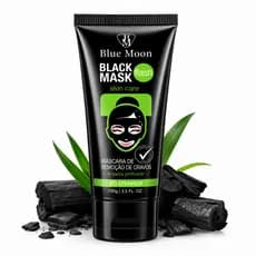 Máscara Facial de Carvão Ativado - Remove Cravos e Oleosidade - Pele Limpa em 10min | Bluemoon