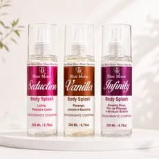 Body Splash Feminino 200ml Fragrância Refrescante Longa Duração Aroma Sortido