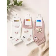 Kit Meia Feminina  Com Estampas Coloridas e Diversas