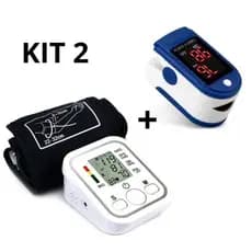 KIT Medidor de Pressão + Medidor de Pulso Oximetro
