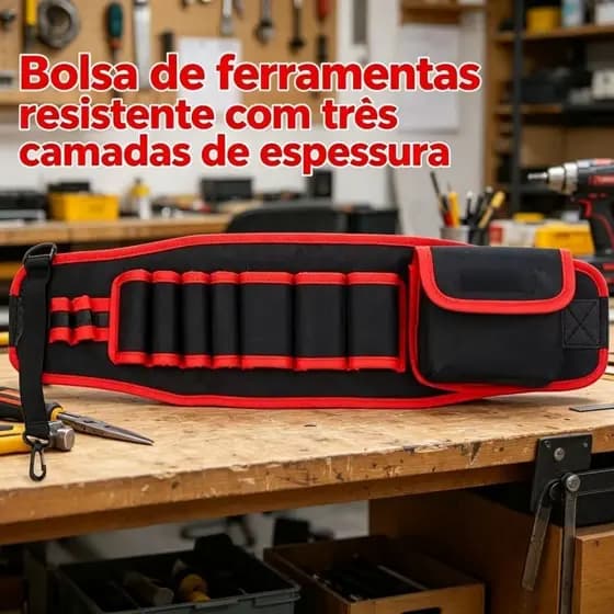 Bolsa de cintura multifuncional portátil para ferramentas