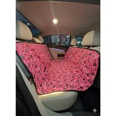 Capa Protetora Estampada Rosa para Banco Traseiro com Cinto de Segurança Pet Rosa – ENVIO IMEDIATO