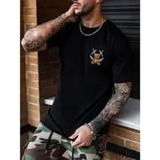 Camiseta Streetwear Estampada Algodão Camisa Blogueiro Urso XX