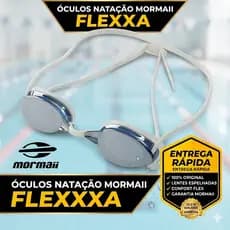 Óculos Natação Mormaii Flexxxa Antiembaçante Silicone Proteção UV Ajustável Unissex